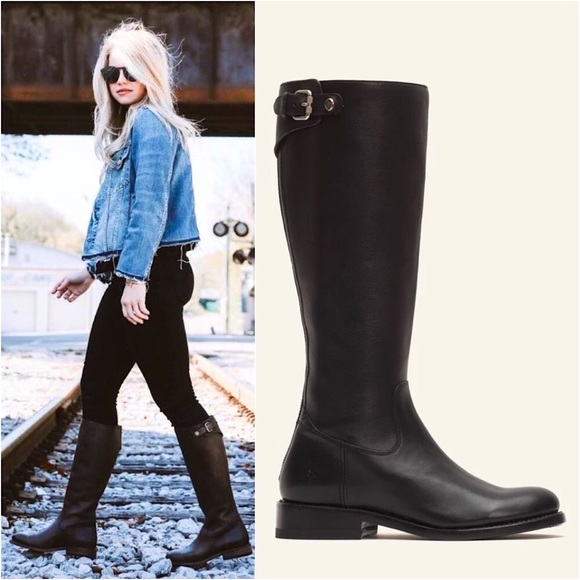 frye jayden buckle back zip